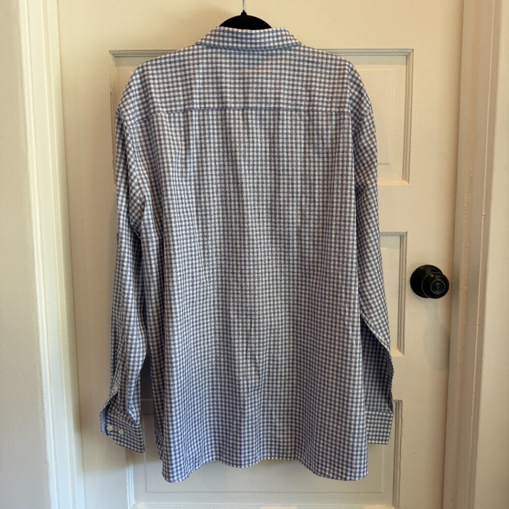 Johnston & Murphy Gingham Button Down Shirt - image 3